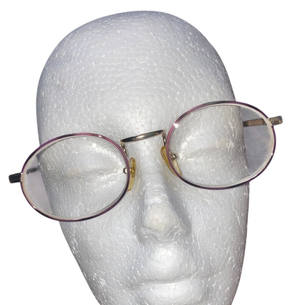 Vintage Women's Reading Glasses Gold Purple MAGNIVISION tortoiseshell +2.75 Oval